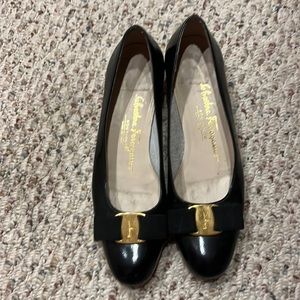 Size 8 Ferragamo pumps, size 7 USA